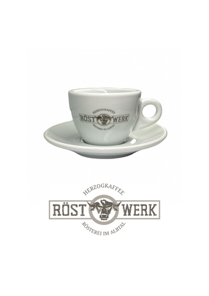 
                  
                    Laden Sie das Bild in den Galerie-Viewer, Kaffee- und Cappuccinotasse Röstwerk
                  
                