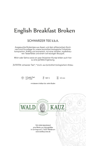 
                  
                    Laden Sie das Bild in den Galerie-Viewer, ENGLISH BREAKFAST Schwarztee 120g
                  
                